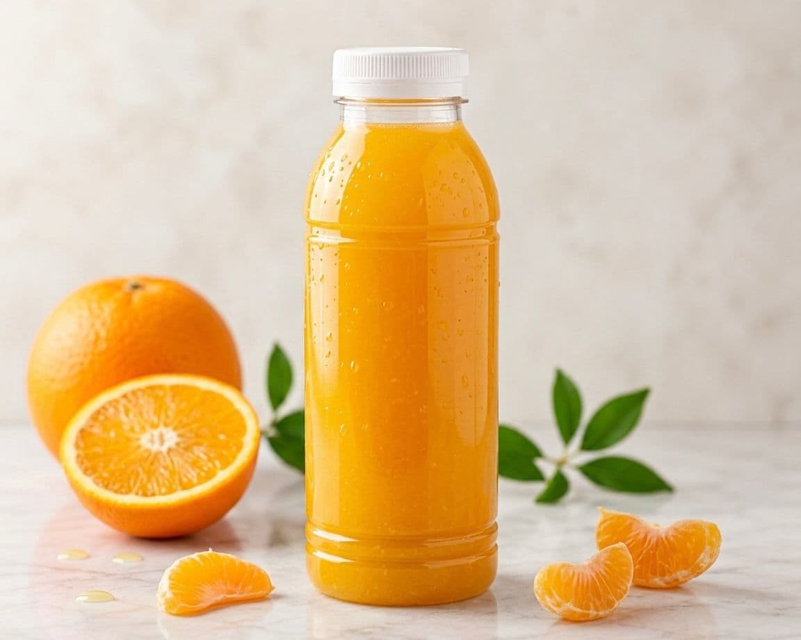Cold-pressed orange juice